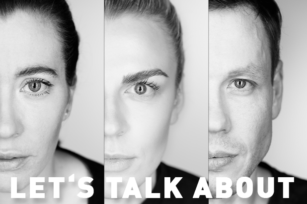 Athletinnen und Athleten der Let's Talk About Kampagne