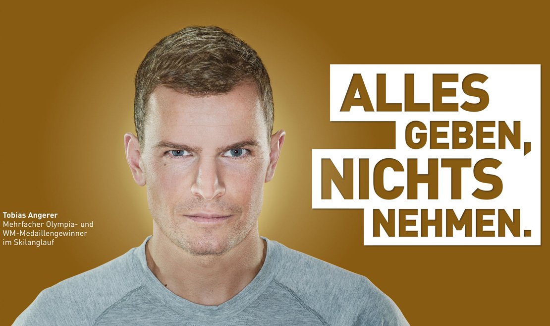 Tobias Angerer, Mehrfacher Olympia- und WM-Medaillengewinner im Skilanglauf Unterstützer der NADA-Initiative mit seinem Statement