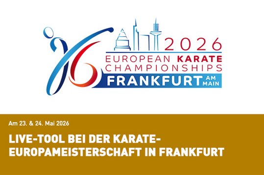 Das Logo der Karate Europameisterschaft 2026