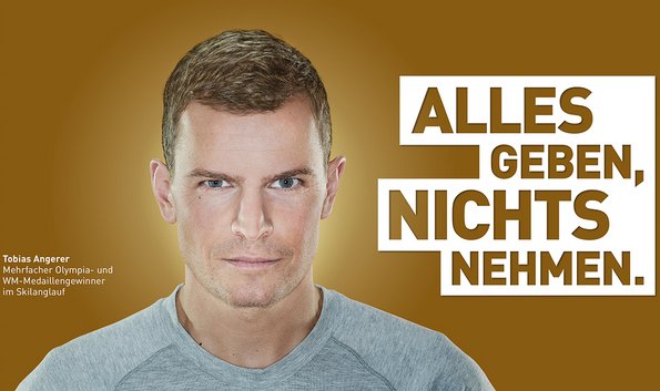 Tobias Angerer, Unterstützer der NADA-Initiative ALLES GEBEN, NICHTS NEHMEN