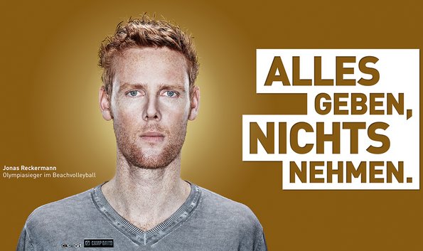 Jonas Reckermann, Unterstützer der NADA-Initiative ALLES GEBEN, NICHTS NEHMEN