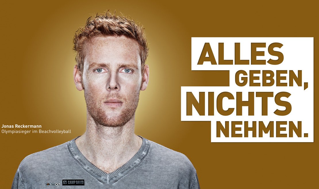 Jonas Reckermann, Olympiasieger im Beachvolleyball Unterstützer der NADA-Initiative mit seinem Statement